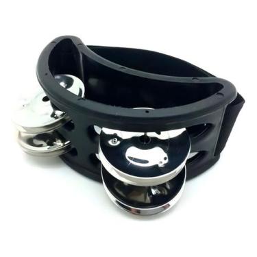 Imagem de Pandeiro Pandeirola De Pé Preta Torelli Tp303 - 1360, 1, Preto