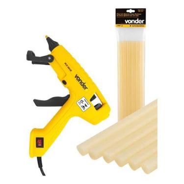 Imagem de Aplicador de Cola Quente 100w Com 06 Bastões De Cola 12mm Vonder