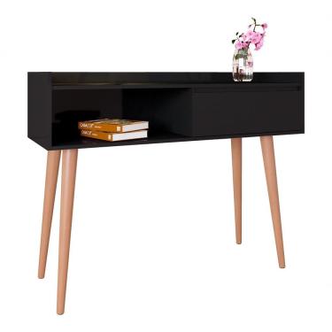 Imagem de Balcão Aparador Retrô Delux Preto - Moveisaqui