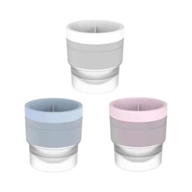 Imagem de Forma De Gelo Empilhável De Silicone Grau Alimentício Para Coquetéis E