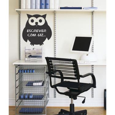 Imagem de Adesivo Decorativo De Parede Lousa Coruja Deixar Recado