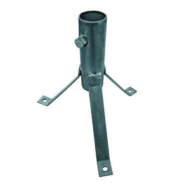 Imagem de Suporte Antena 207-b Tripe Laje Tubo 1 Polegada Prata Cromo