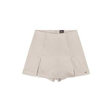 Imagem de Short-Saia Juvenil em Tecido Gloss-Feminino