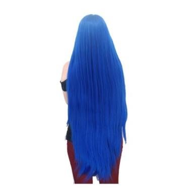 Imagem de Peruca Wig Super Longa 1 Metro Cosplay Fantasia ul Royal - C e c shop