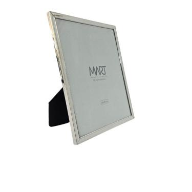 Imagem de Porta Retrato Metal Prata - Borda Slim 15 X 20cm