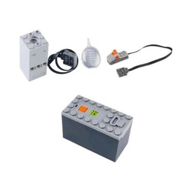 Imagem de Motor De Pulverização De Fumaça Técnica Compatível Com Lego, Peças De 