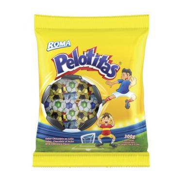 Imagem de Bolinhas de Chocolate ao Leite Pelotitas Pacote - 300g - Roma
