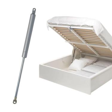 Imagem de Amortecedor Pistão Mola a Gás Amortex 784N 80Kgf para Cama Box Baú Casal 43cm Aberto 24cm Fechado