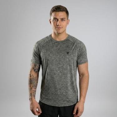 Imagem de Camiseta Masculina Raglan Básica Dry Leve Confortável Treino-Masculino