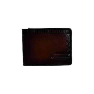 Imagem de Carteira Masculina De Couro Mitty Conhaque - M1M