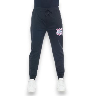 Imagem de Calça Corinthians Impermeável Masculina Bolso Com Zípe