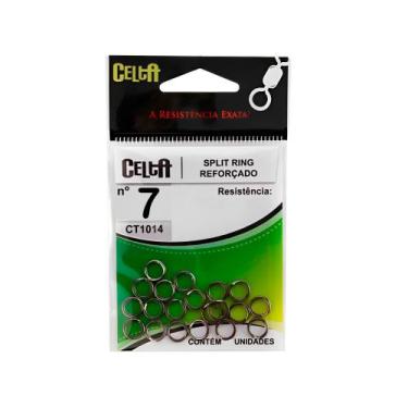 Imagem de Argola Split Ring Reforçado N 7 Para Pesca - Celta, N°7