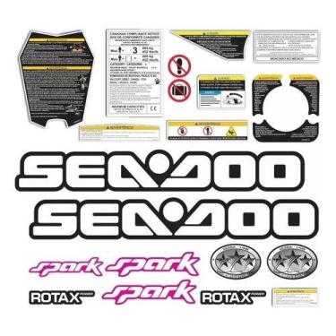Imagem de Kit Adesivos Sea Doo Spark Rotax Power Para Jet Ski - SPTS