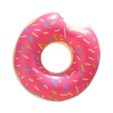 Imagem de Boia Inflável Gigante Em Formato De Rosquinha Para Piscina, Brinquedo 