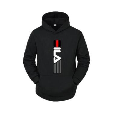 Imagem de Conjunto De Moletom Masculino Com Capuz E Calças De Fleece 2 Peças Cas