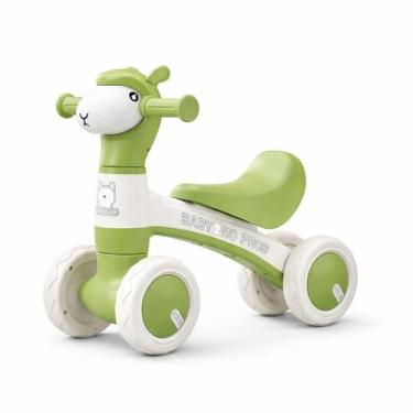 Imagem de Bicicleta de Equilíbrio Infantil 4 Rodas Sem Pedal Modelo Ovelha para 