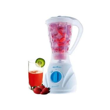 Imagem de Liquidificador britania 400w 220v 2 velocidades - azul/branco - Britân