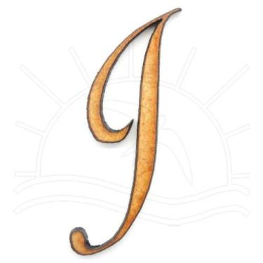 Imagem de MDF - Letras Manuscritas 3cm - Momento Divertido, LETRA J