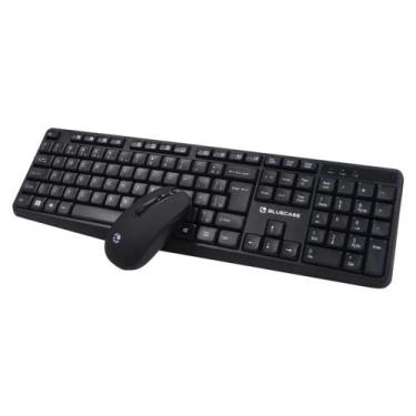 Imagem de Kit teclado e mouse sem fio preto bmtw01 bluecase