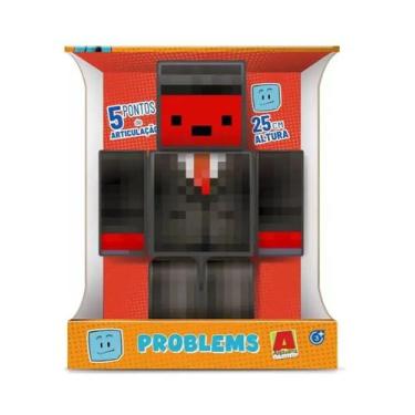 Imagem de Boneco Kadu Problems Minecraft Algazarra Gamer Skin Original 1magnus, 