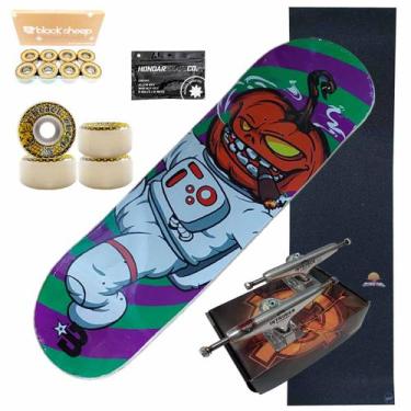 Imagem de Skate Completo PRO Shape BRAVE Maple 8.5, 8.50, Verde