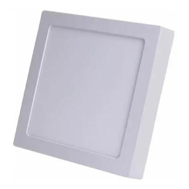 Imagem de Luminária Led Painel Quadrado 12w 6500k P/Quarto Sala Ultra - Homeflex