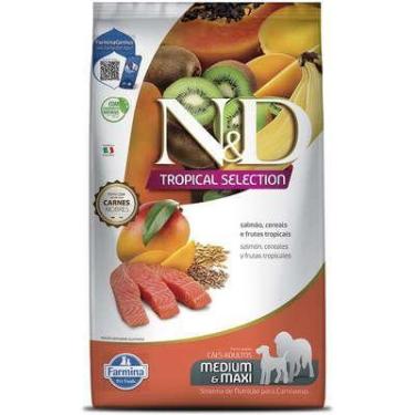 Imagem de Ração N&d Tropical Selection Salmão Cães ad Pmg 10,1kg - FARMINA