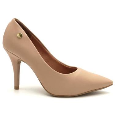 Imagem de Sapato Scarpin Feminino Salto Alto Vizzano 1184.1101, Bege, 37