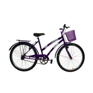 Imagem de Bicicleta Aro 26 Adulto Feminina Mod Ceci Dolphin Violeta - SAMY