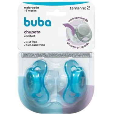 Imagem de Kit com 2 Chupetas Comfort TAM 2 6+ Meses URSINHO/ESTRELA Buba