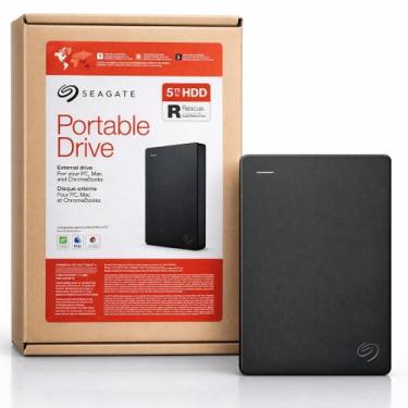 Imagem de HD Externo Seagate 5TB Portátil 2.5" USB 3.0 Alta Capacidade e Transfe