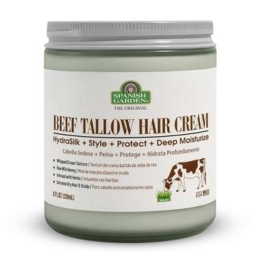 Imagem de Creme Capilar de Sebo Bovino Orgânico Hidratante 230 ml - Marca Própri