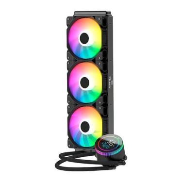 Imagem de WaterCooler Duex Vision Display 360 ARGB Preto DXWC360VISION