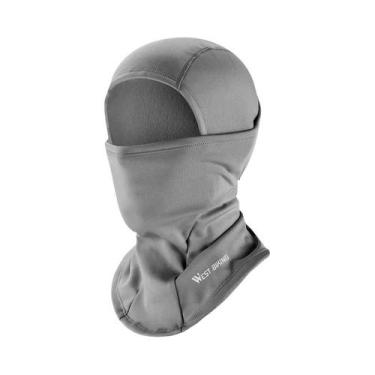 Imagem de Gorro De Ciclismo Unissex De Inverno Em Fleece, Balaclava À Prova De V