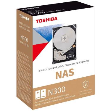 Imagem de HD Toshiba N300 para Uso Profissional e Pessoal com Desempenho Confiável e Durabilidade 20TB 7200 RPM HDWG82AXZSTA