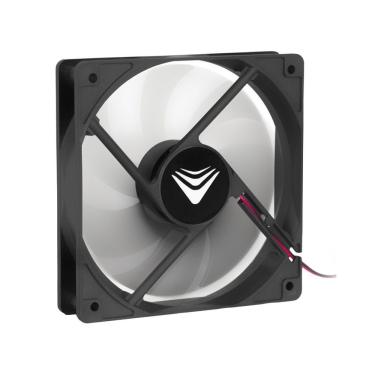 Imagem de Cooler EV12025FAN com 7 Lâminas Silencioso 25.4dB Preto Evus 12CM 1200 RPM 43.2CFM