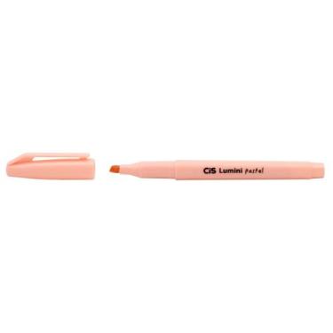 Imagem de Caneta Marca Texto Cis Lumini Tons Pastel, LARANJA