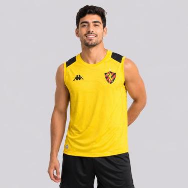Imagem de Regata Kappa Sport Recife 2026 Treino Amarela, G