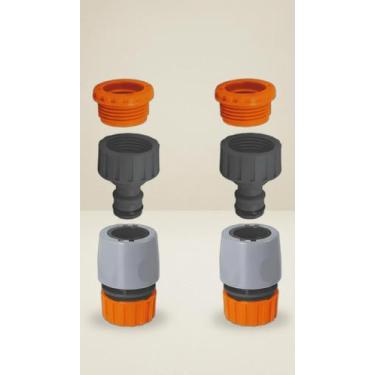 Imagem de Kit 4 Conectores para Mangueira e Torneira - Congratulations Store