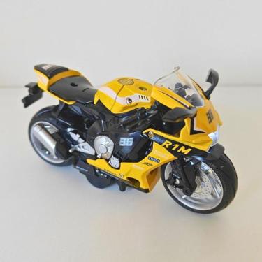 Imagem de Miniatura Moto Esportiva R1M Metal com Som Luz e Fricção - Várias Core