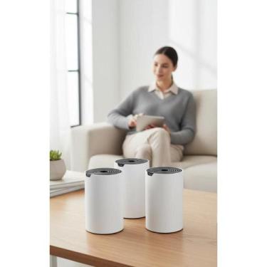 Imagem de Mesh Wi-Fi AC1900 Dual-Band Branco 520m² - Cobertura Total - Congratul