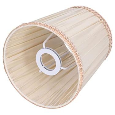 Imagem de Cobertura de luminária, resistente ao desgaste, dissipação de calor quente, instalação de meson, abajur de pano para quartos de hotéis para E14