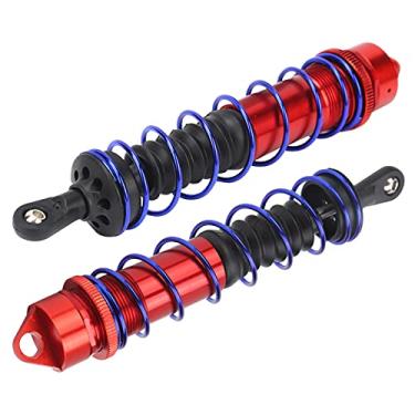 Imagem de Amortecedor de metal rc, liga de alumínio prático excelente acabamento 1/8 rc amortecedor traseiro para carro de controle remoto 1/8 rc para carro de controle remoto(vermelho)