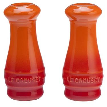 Imagem de Le Creuset Conjunto Saleiro E Pimenteiro 110 ml Cerâmica Laranja