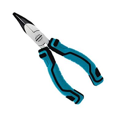 Imagem de Mini Alicate Bico Meia-cana Curvo, Reforçado, Fosfatizado (125mm) Gross