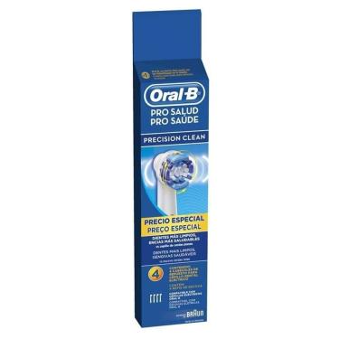 Imagem de Refil Escova Elétrica Oral-B Precision Clean c/4 unidades