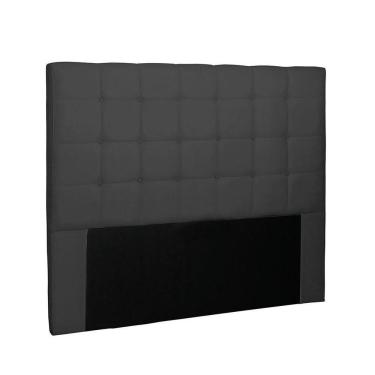 Imagem de Cabeceira Verona Cama Box Solteiro 90Cm Suede Preto