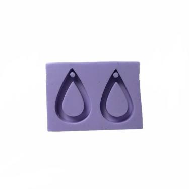 Imagem de Molde De Silicone Brinco Resina Pingente Chaveiro