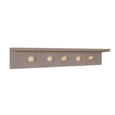 Imagem de Cabideiro Com Pendurador Em Pinus - Madeirado