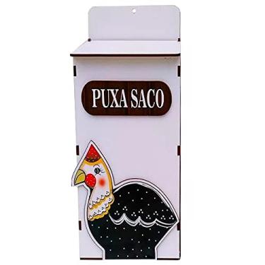 Imagem de Puxa Saco com Dispenser Decor de Parede - Galinha-d'angola